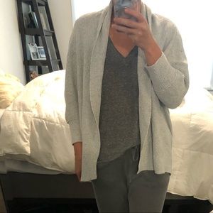 Lou and Grey Soft Knit Shawl Sweater!